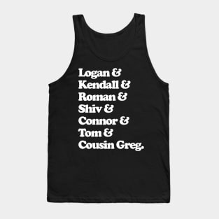 Succession Names List Tank Top